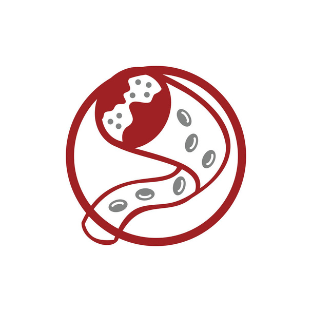 Χοληστερόλη στον φορέα κινδύνου για την υγεία των αρτηριών απεικόνιση - Διάνυσμα, εικόνα