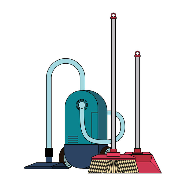 Комплект моющего оборудования и изделий
 - Вектор,изображение