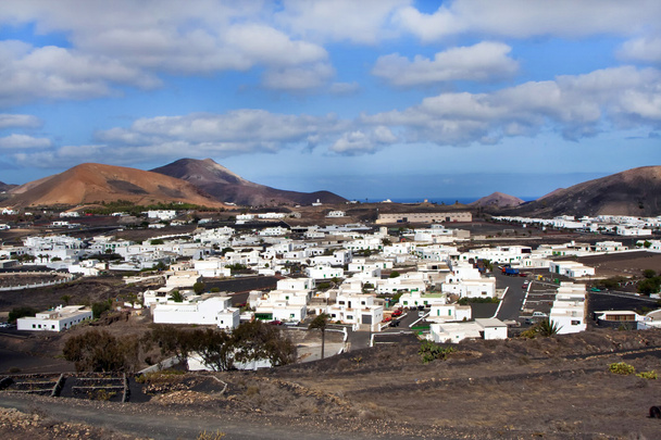 view to Uga, rural village in Lanzarote - Photo, Image