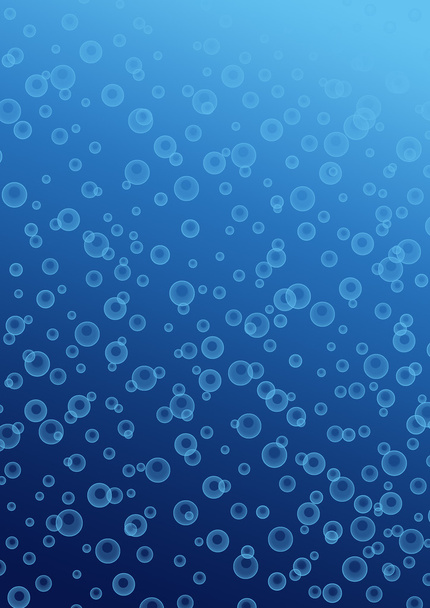 Blue bubbles background - Foto, imagen