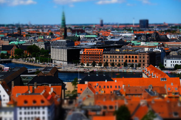 Top view of Copenhagen. - Fotó, kép