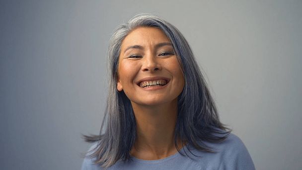 Beautiful Asian Woman With A Broad Smile - Zdjęcie, obraz