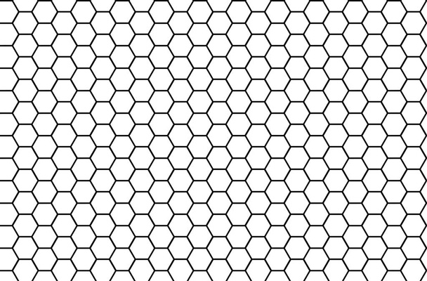Honeycomb monochrome honey seamless pattern Vector eps hexagons  - Vector, Image
