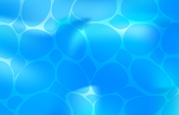 Μπλε καλοκαιρινά κύματα νερού με αντανακλάσεις στην πισίνα - Διάνυσμα, εικόνα