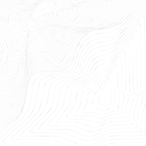 Siyah beyaz ince çizgi soyut arka plan - Vektör, Görsel