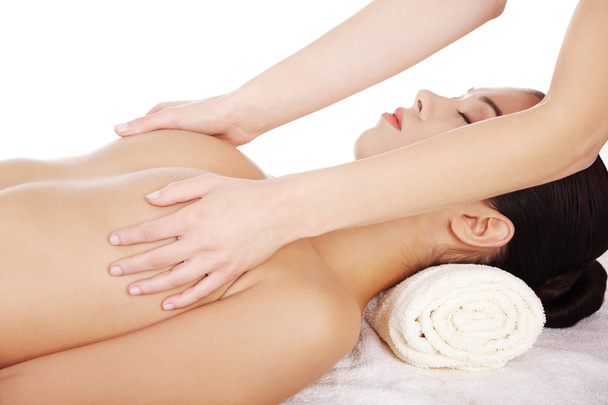 Breast massage. - Фото, изображение