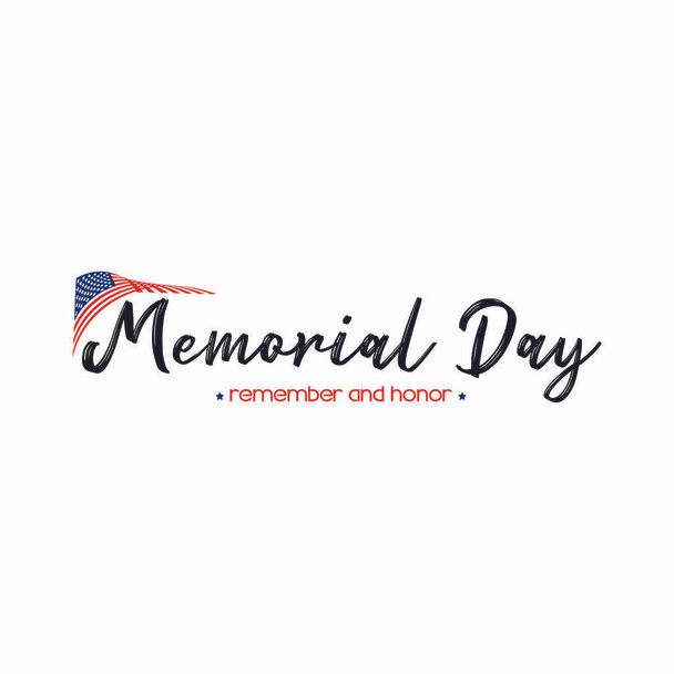 Memorial day-achtergrond - Vector, afbeelding