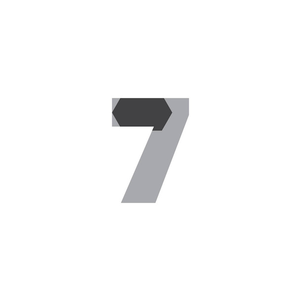 vklad sedm logo část 7 - Vektor, obrázek