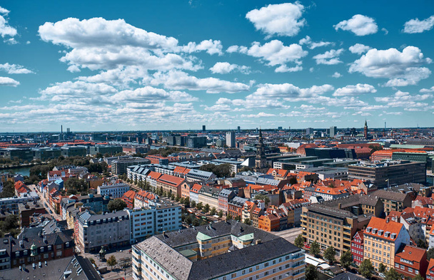Top view of Copenhagen. - 写真・画像