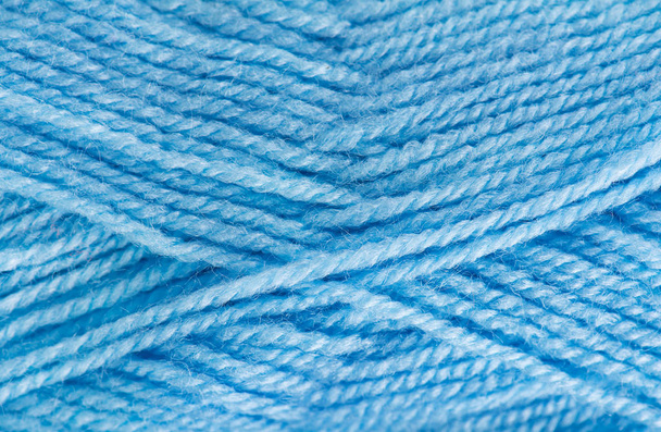 Bright blue yarn - Foto, imagen