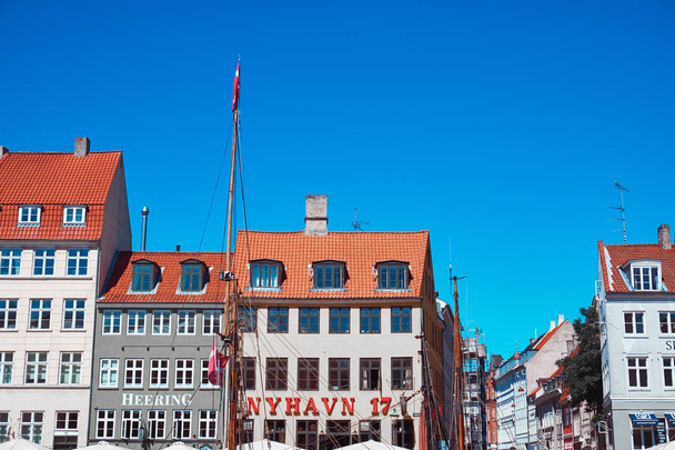 Nyhavn is  canal and entertainment district in Copenhagen - Photo, Image