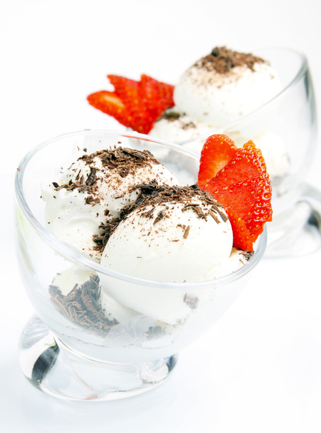 fagylalt csokoládéval - Fotó, kép