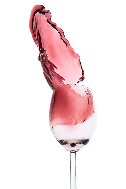 Всплеск красного вина
 - Фото, изображение