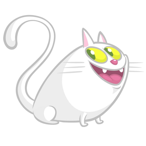 Funny cat cartoon. Vector illustration - Vector, Image