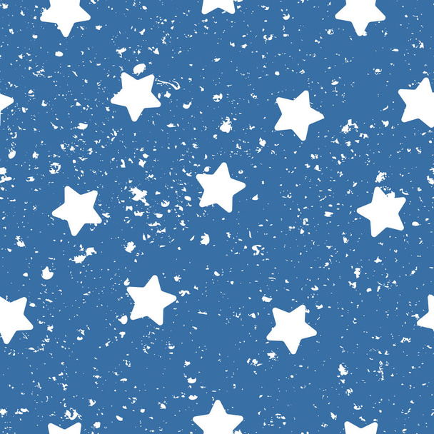 Векторні гранжеві зірки безшовний візерунок
 - Вектор, зображення