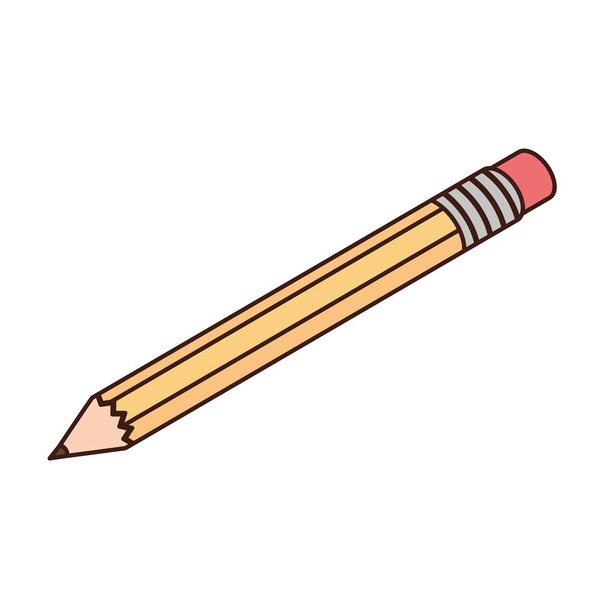 pencil to write on white background - Vector, Image