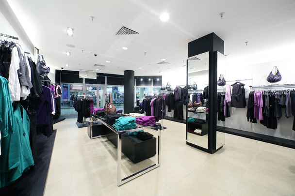 european brand new clothes shop - Фото, зображення