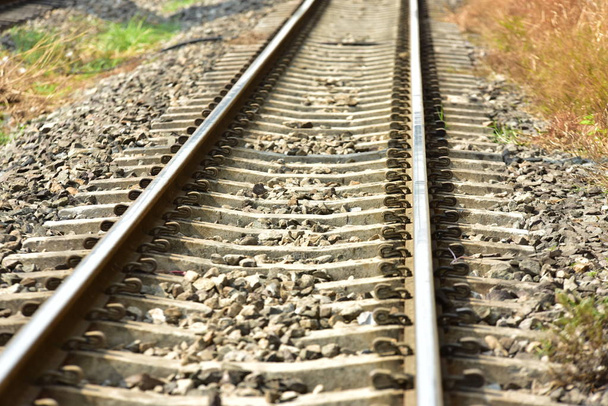 rails and stones close up  - Photo, Image