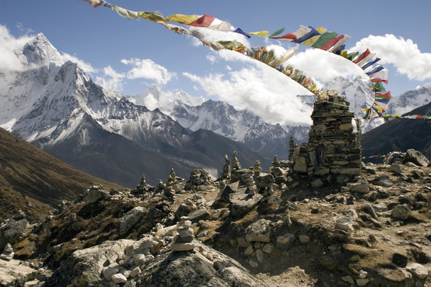 chukpilhara památníky - Nepál - Fotografie, Obrázek