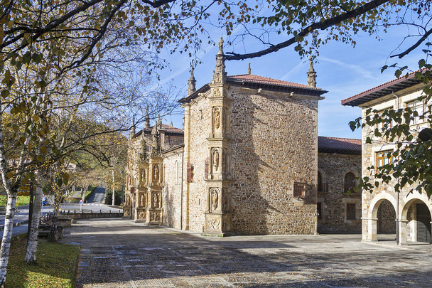Architektura miasta Onati w prowincji Gipuzkoa, Hiszpania - Zdjęcie, obraz