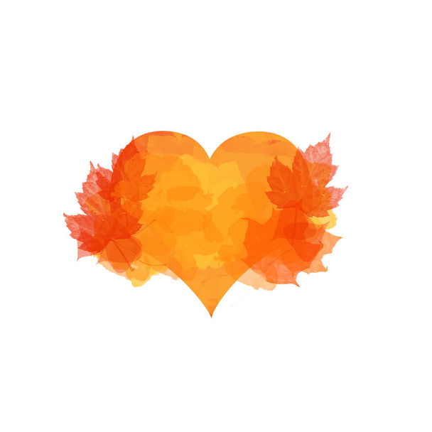 Autumn creative, leaves background, illustration - Photo, Image