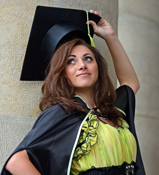 A university graduate - Photo, image