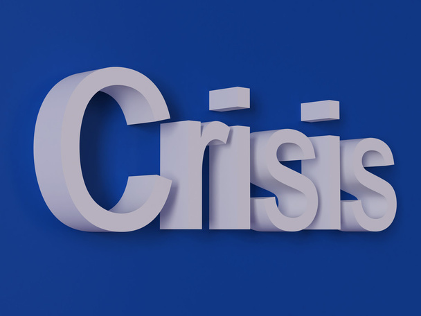 Inscription crisis - Foto, Bild