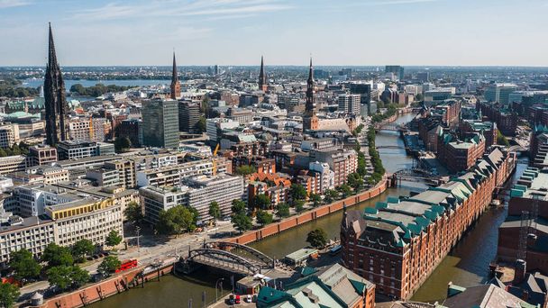 Cityscape de Hamburgo - Foto, Imagem