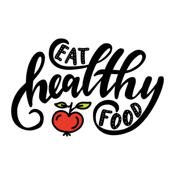 Eat healthy food.  - Vecteur, image