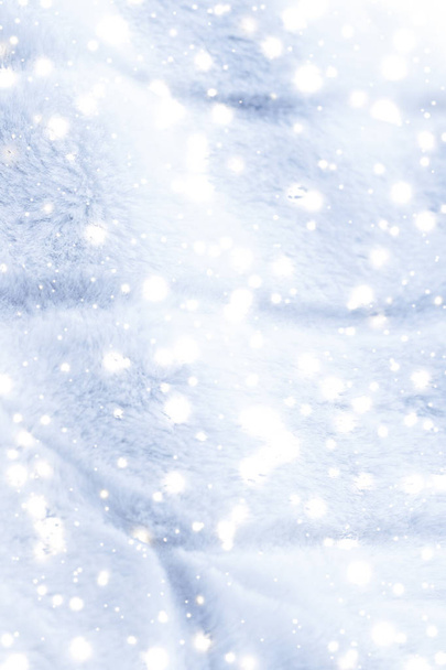 святковий зимовий фон, розкішні деталі текстури шуби та глянцю
 - Фото, зображення