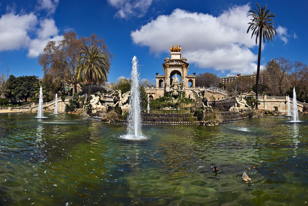 Parc de la Ciutadella fountain,Barcelona - Photo, Image