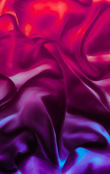 Colourful artistic silk waves, holiday background - Fotografie, Obrázek