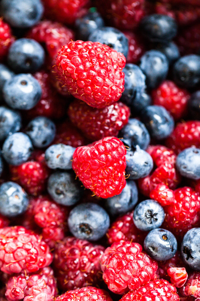 Different fresh berries as background - Photo, Image