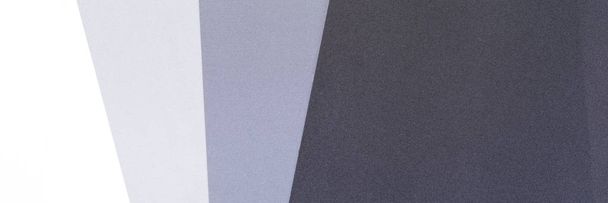 Fondo panorámico gris. Tres tonos separados del gris
 - Foto, Imagen