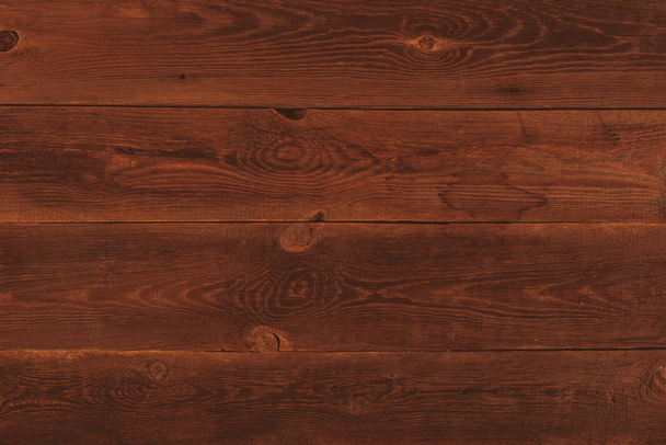 Деревянный фон. Текстура со старыми, деревенскими, коричневыми досками - Фото, изображение