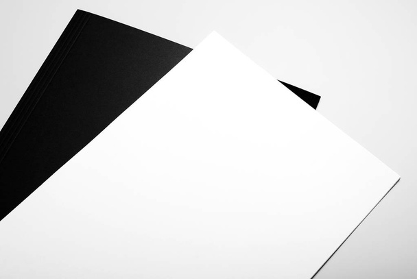 Blank Office Supply: Folder and Letterhead  - Photo, Image