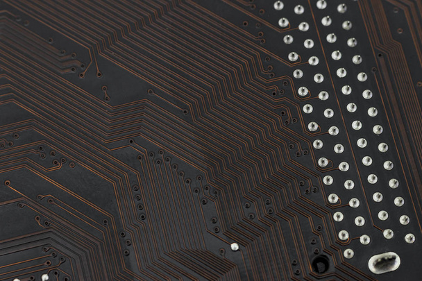 macro close-up op elektronische schakeling - Foto, afbeelding