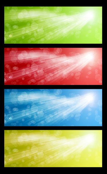 красочный набор веб-баннеров
 - Фото, изображение