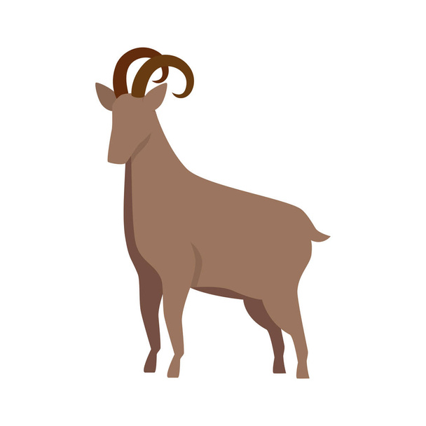 niedliches Lamm Nutztier-Symbol - Vektor, Bild