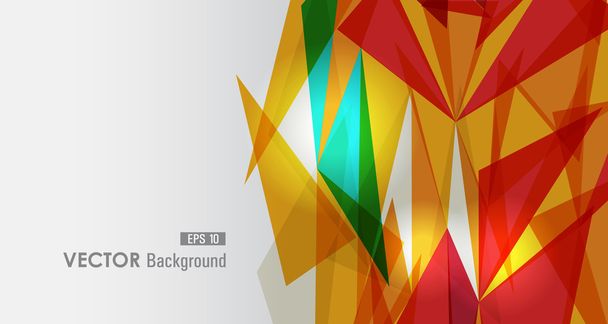 Colorful geometric transparency. - Vector, Image