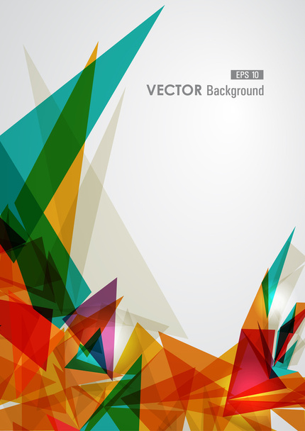 Colorful geometric transparency. - Vector, Image