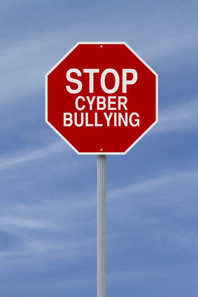 Stop cyberpesten - Foto, afbeelding