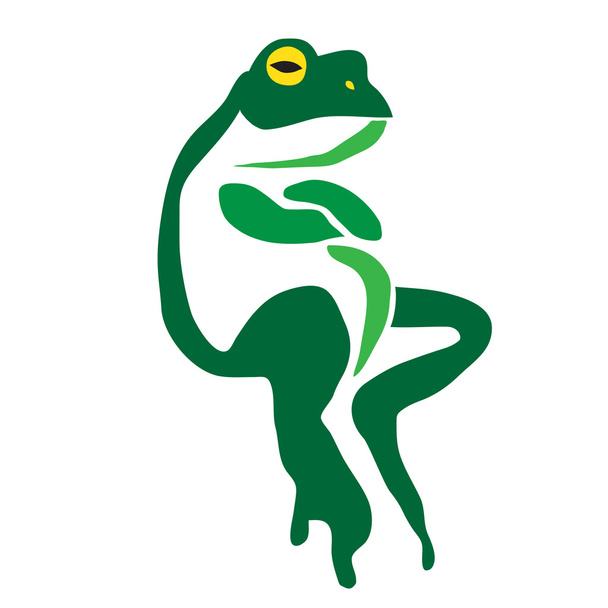 Vector image of an frog - Vector, Image