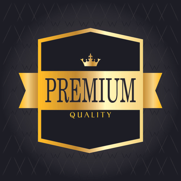 abstract Premium label - Vektor, kép