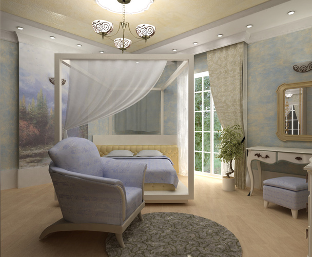 Dormitorio 3D
 - Foto, Imagen