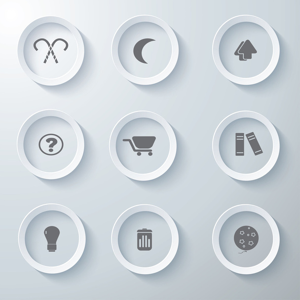 3d icons 3d icons set icon glass icons vector icon set icons icon collection - Vetor, Imagem