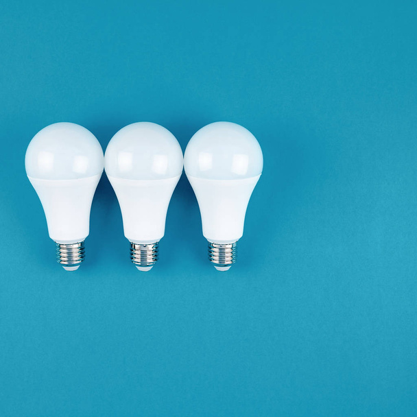 Energy saving and eco friendly LED light bulbs - Foto, Imagem