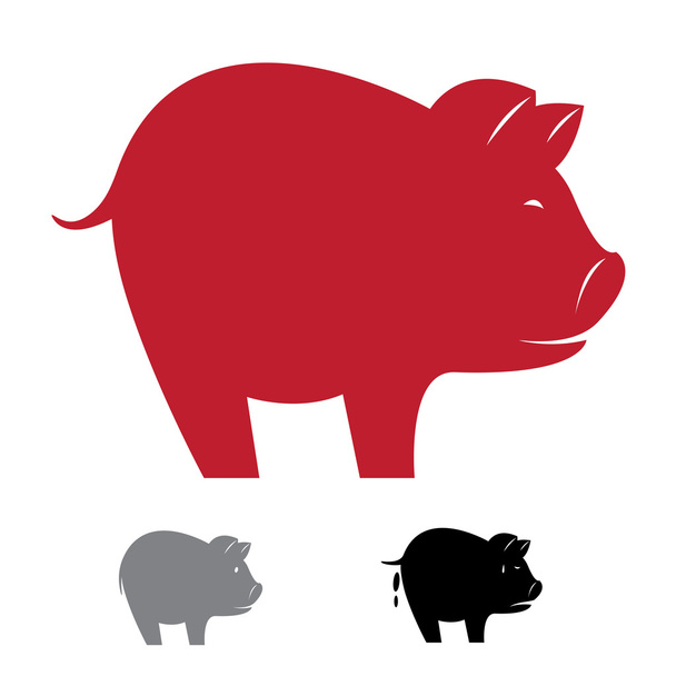 Vector image of an pig - ベクター画像