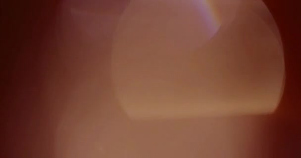 Real lente flare tiro no estúdio sobre fundo preto - Filmagem, Vídeo
