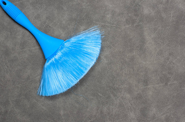 Blue dusting brush - Photo, Image
